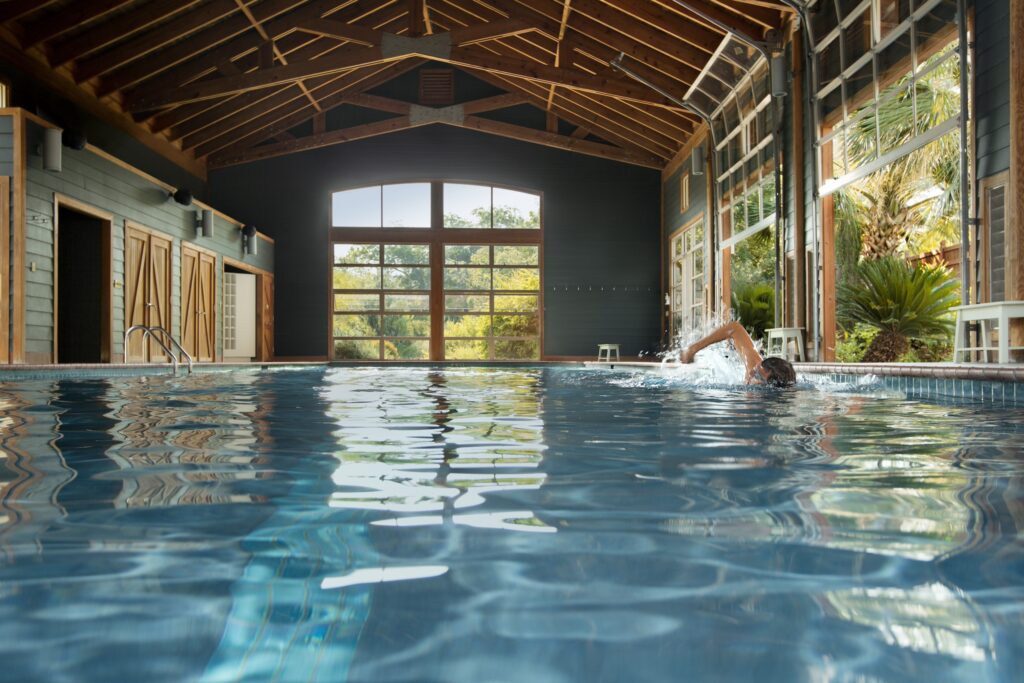 A host of water classes are held at the Pool Barn. (Photo by Courtesy of Lake Austin Spa Resort)