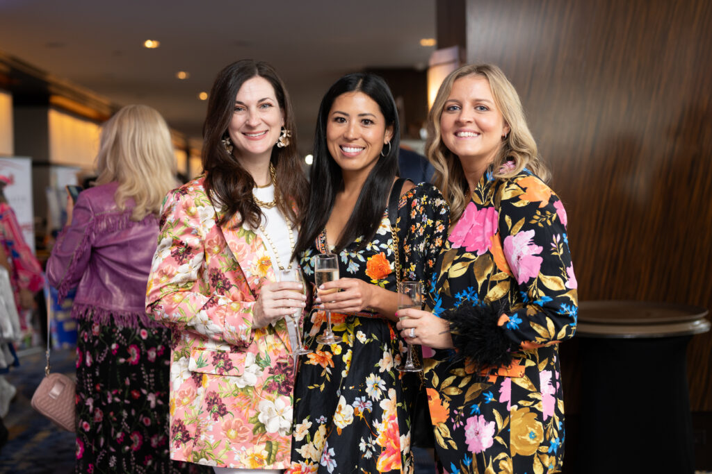 Rachel Nolan, Ami Brockman, Carrie Estes at the Trailblazer Awards luncheon and fashion show.