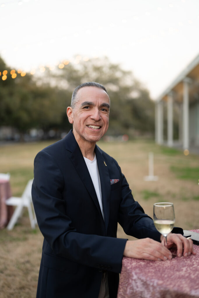 Rodney Pena at The Menil Collection (Photo by Daniel Ortiz)