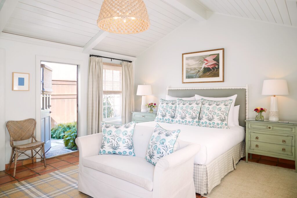 One of 40 guest rooms on the property are each curated with custom furnishings and amenities. (Photo by Courtesy of Lake Austin Spa Resort)