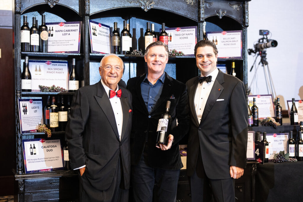 Russ Labrasca, DJ Warner, Damien LaPar  at the 40th anniversary American Heart Association Heart Ball. (Photo by Daniel Ortiz)