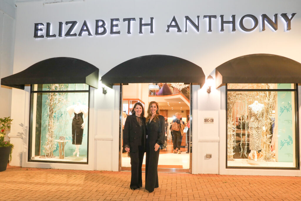 Julie Roberts and Kristina Somerville at the Elizabeth Anthony store in Uptown Park.