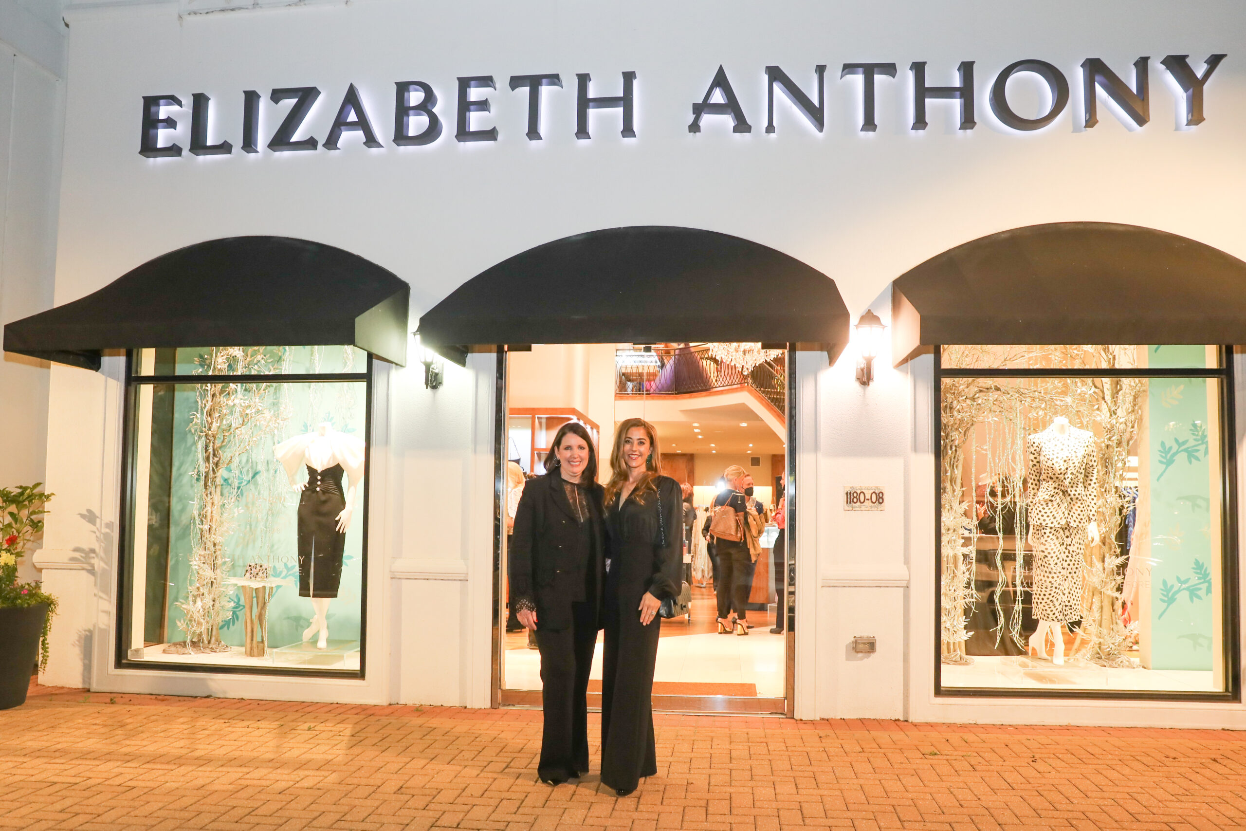Julie Roberts and Kristina Somerville at the Elizabeth Anthony store in Uptown Park.
