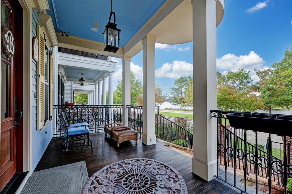 Watch the world go by from your front porch. 