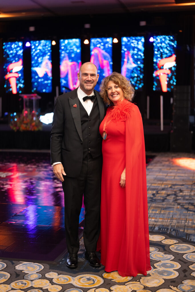 Steve & Janna Roberson  at the 40th anniversary American Heart Association Heart Ball. (Photo by Daniel Ortiz)