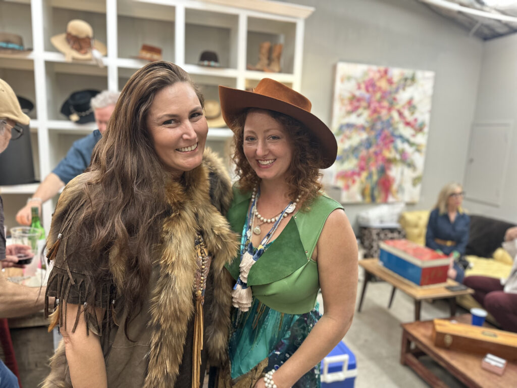Tara Dahnke of Pat Dahnke and Emily Renee of M.Renee Designs. 