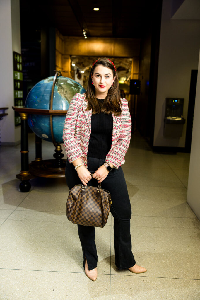 Taylor Anne Adams at the Houston Museum of Natural Science H.P. Attwater Society event. (Photo by Hung L. Truong)