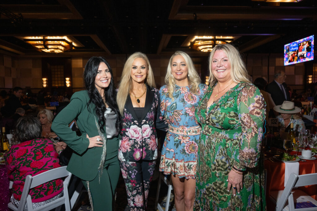 Tiffany Halik, Tricia Verbois, Lesley Noto, Krista Shamaly at the Trailblazer Awards luncheon and fashion show.