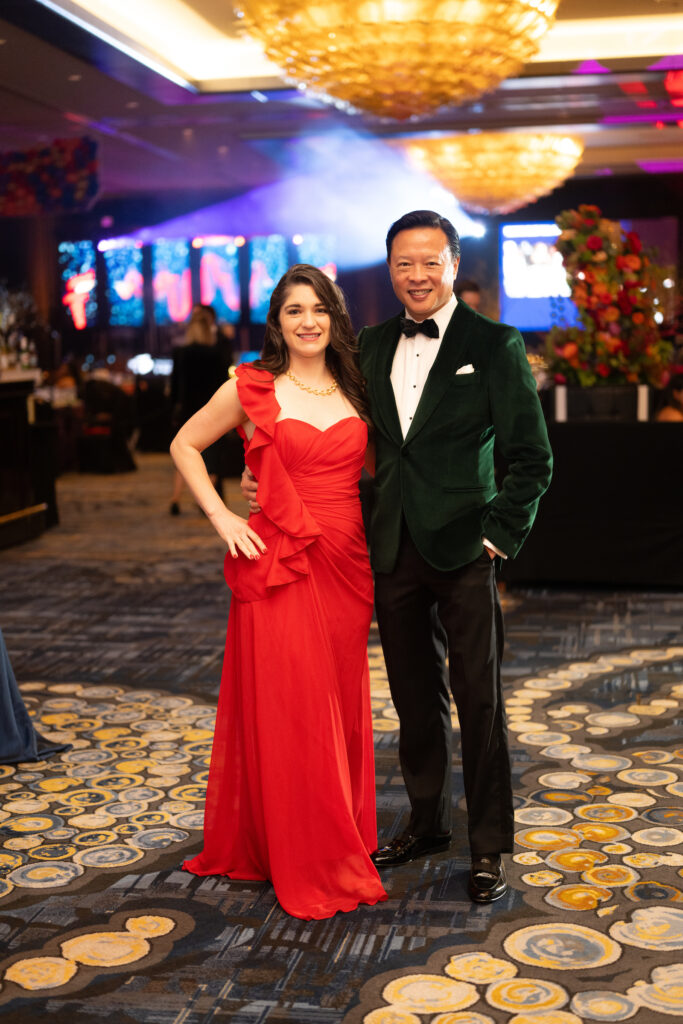 Valarie & Nick Tran  at the 40th anniversary American Heart Association Heart Ball. (Photo by Daniel Ortiz)