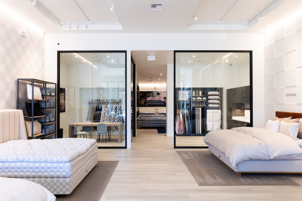 Hästens Houston on Westheimer Road in River Oaks. (courtesy of Hästens)