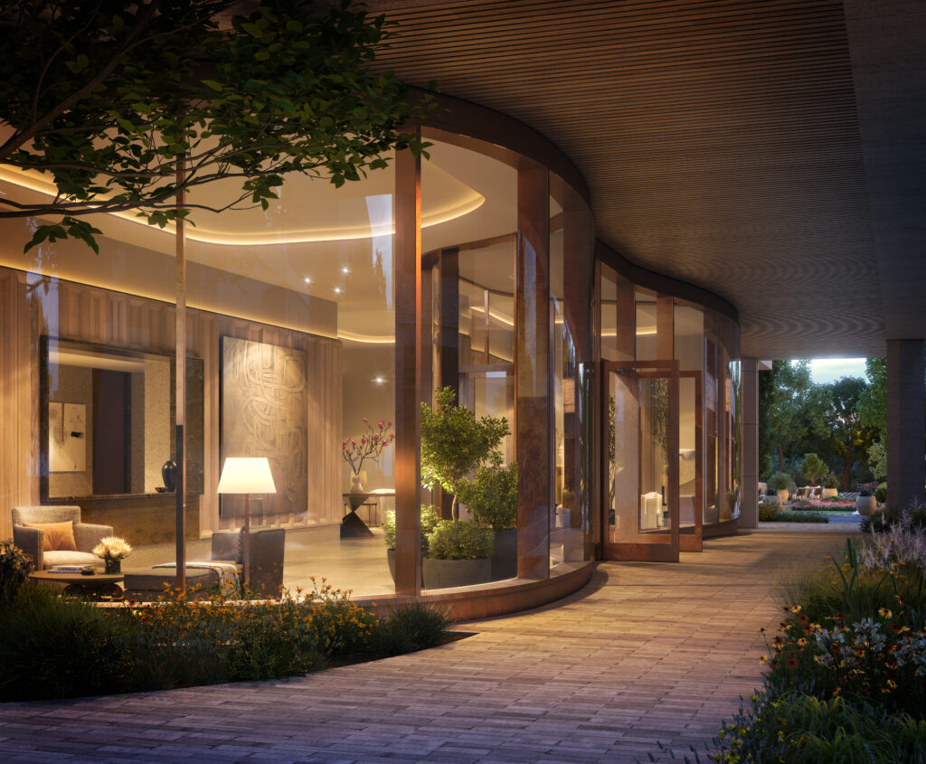 Residents' Lobby at The Knox. (Courtesy Auberge Resorts)