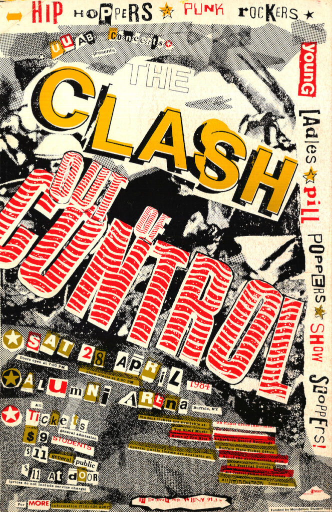 A Clash poster, 1984