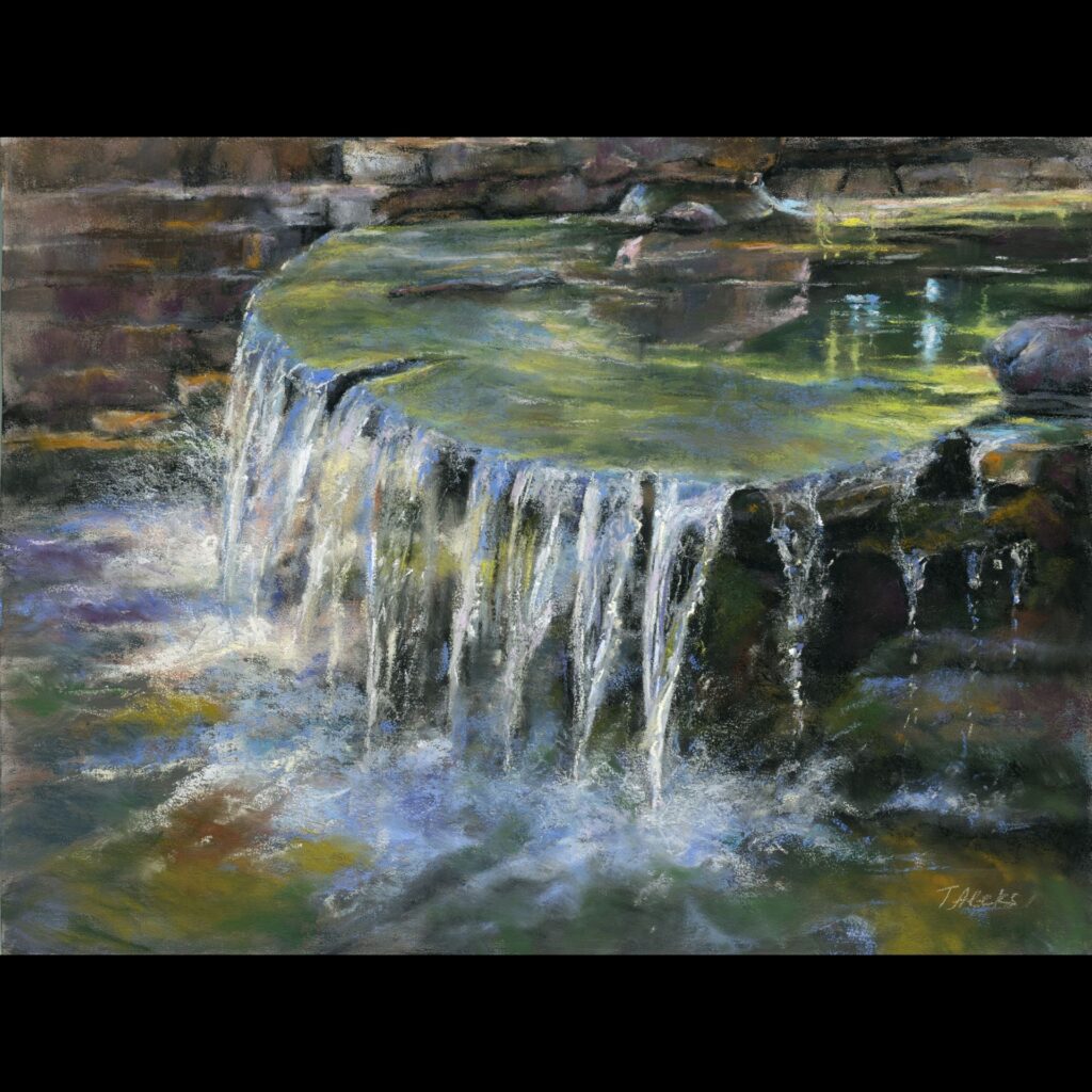 Pastels are Aleksenko's favorite medium. (Photo courtesy of Tetyana Aleksenko)