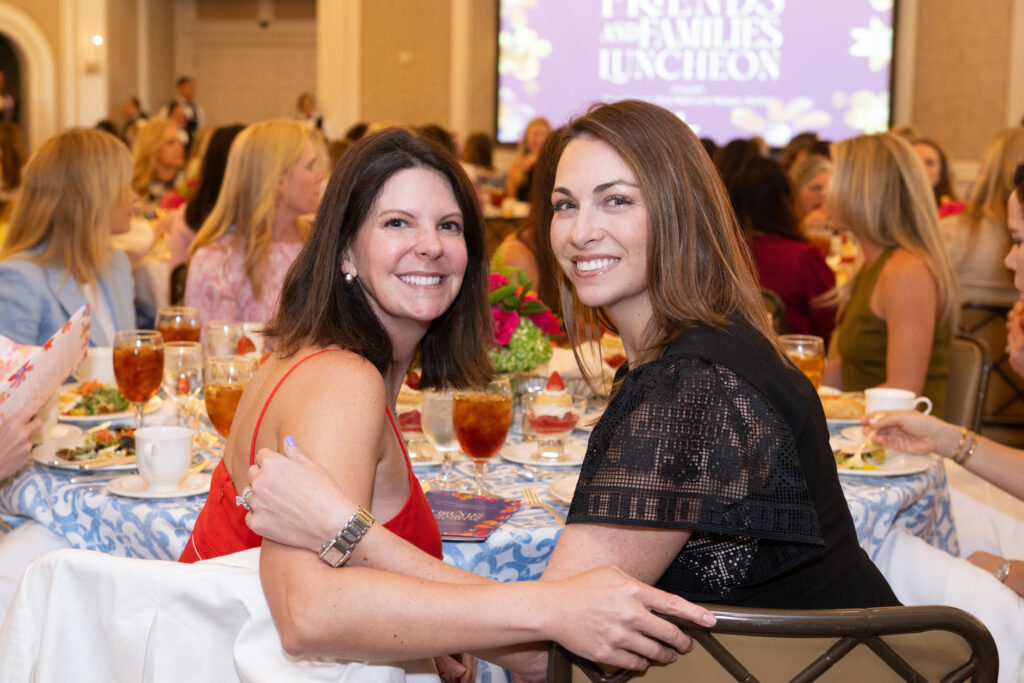 Alison Powell, Beth Zdeblick at the Children's Museum Houston Friends & Families Luncheon  (Photo by Wilson Parish)