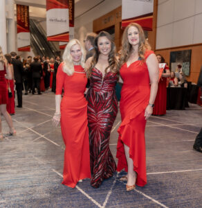 Ann Snyder, Misti Jeter and  Lisa Fenley (Photo by American Heart Association)