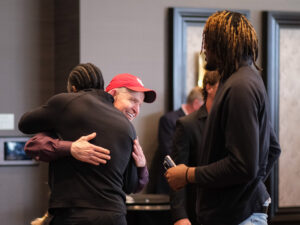 The Houston Cougars officially learned they had earned the top seed in the South Region of   the March Madness college basketball tournament during a watch party at the Post Oak Hotel, on selection Sunday. They then joined UH boosters upstairs for an appe