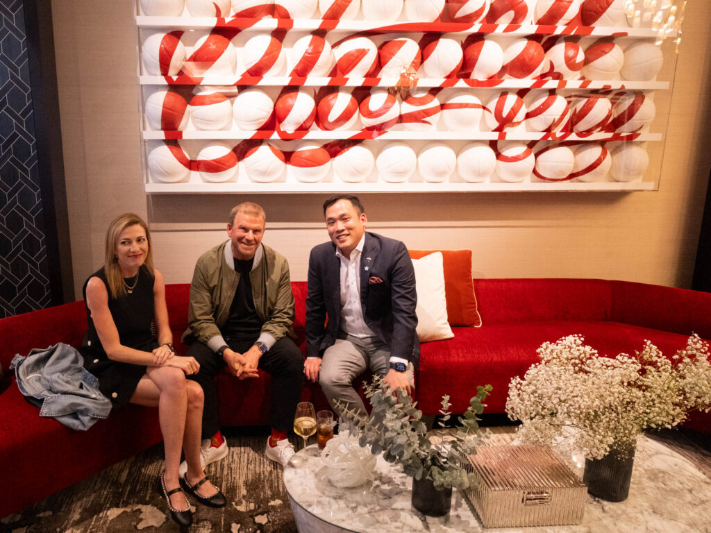 Tilman Fertitta is always happy to bring some five star glamour to his beloved University of Houston. (Photo by F. Carter Smith)