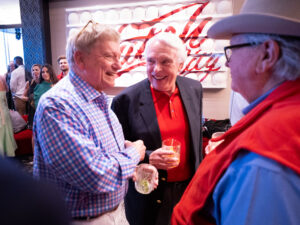 The Houston Cougars officially learned they had earned the top seed in the South Region of   the March Madness college basketball tournament during a watch party at the Post Oak Hotel, on selection Sunday. They then joined UH boosters upstairs for an appe