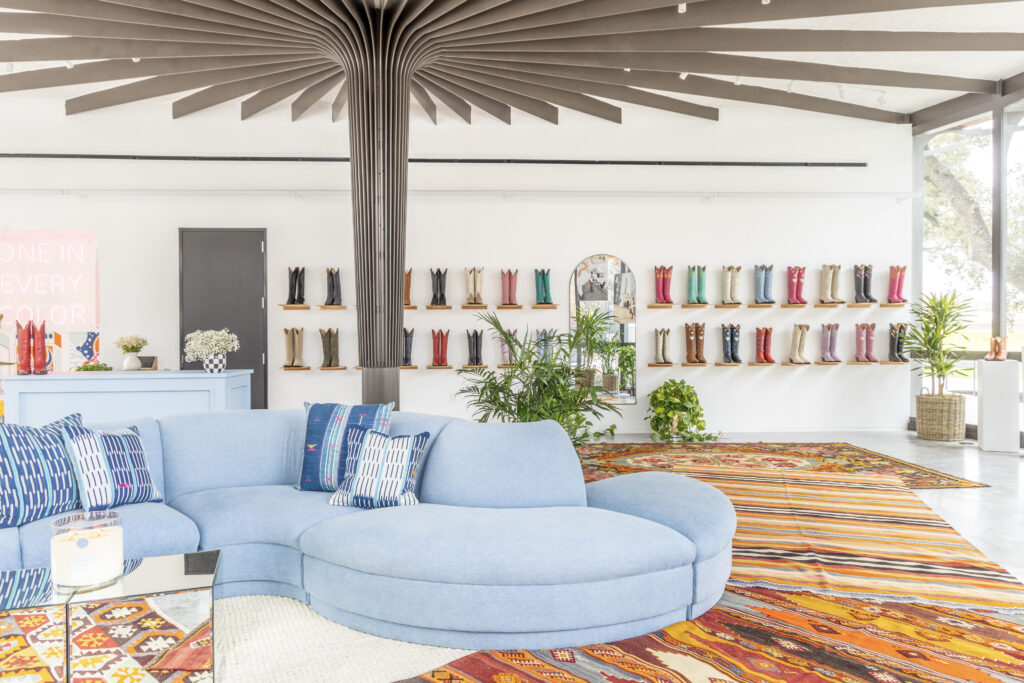 City Boots in Autry Park, interiors by Lauren Wills Grover of Wills Design Associates  (Photo by Jordan Geibel)