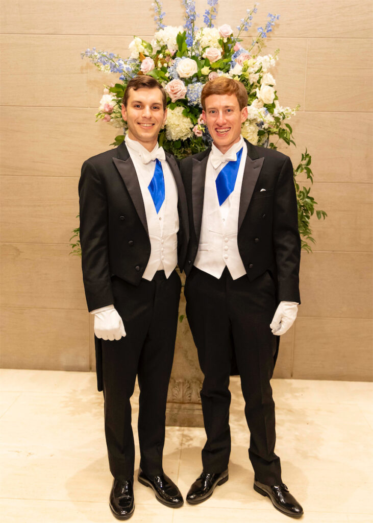 2024 Honor Guard escorts Conner Olson and John Liptack (Photo by James French Photography)