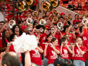 In its first Big XII contest, the University of Houston Cougars beat the University of West Virginia Mountaineers at the Fertitta Center