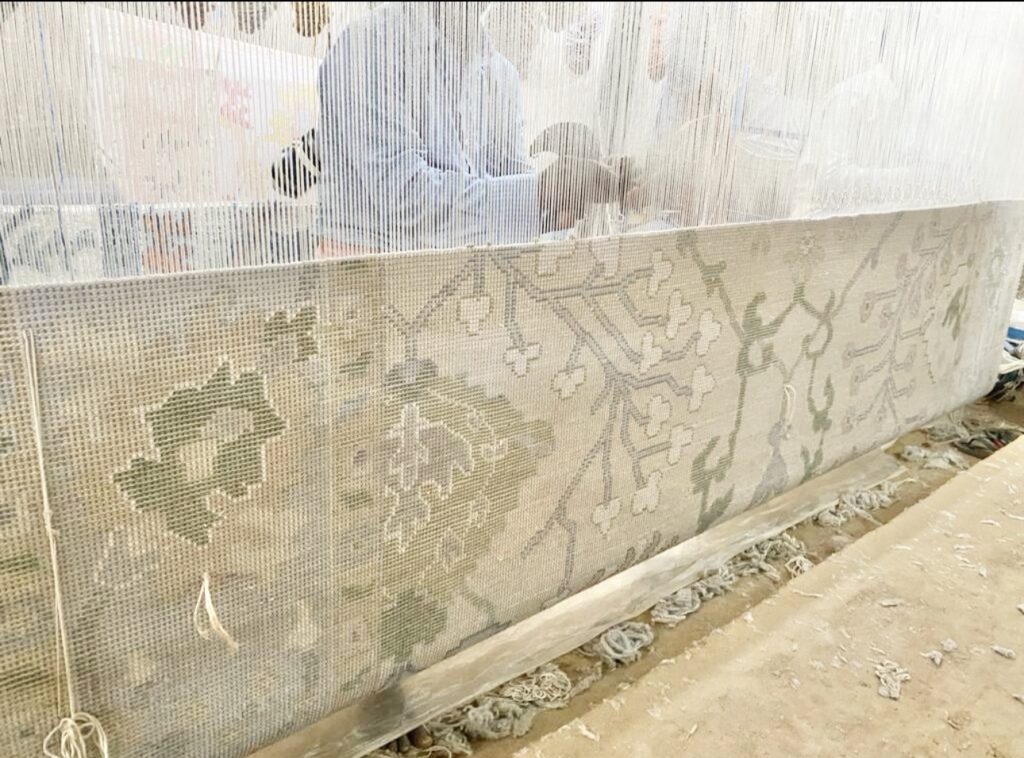 Harrell has invested in the same software the big looms use to design complex patterns, and she does her own CAD renderings in-house. 