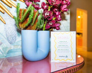 Menu of the night (Photo by Cassidy Brown)