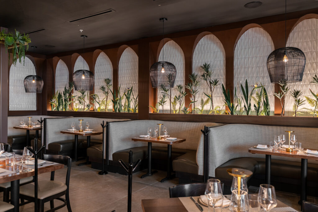 The curved arches at Costa Fina are reminiscent of Latin American architecture. (Photo by Fajar Hassan)