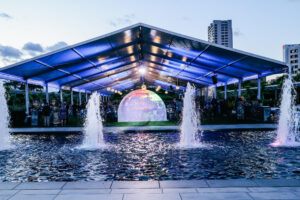 Dancing in the Moonlight at McGovern Centennial Gardens (Priscilla Dickson)