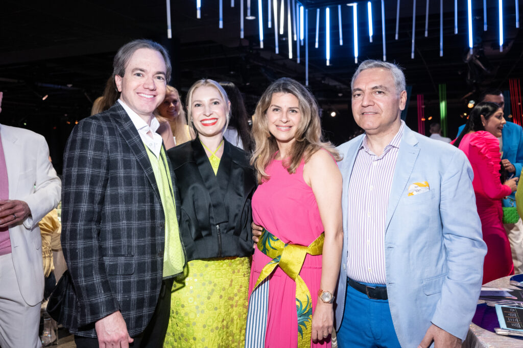 Danny & Isable David, Lama & Samir Danial at the Houston Museum of Natural Science 'Big Energy!' gala. (Photo by Daniel Ortiz)