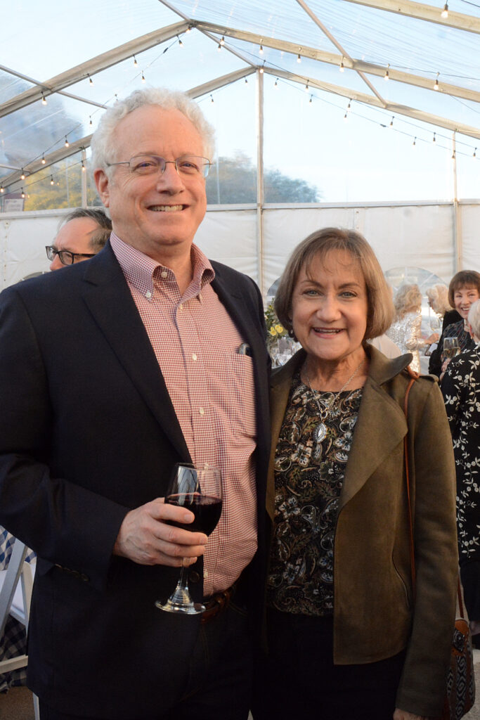 Leland Dushkin and wife Jeri Dushkin of The Woodlands. Leland Dushkin, is a YTA board member and a former president of the Montgomery County Community Foundation. (Photo by David Hopper)

