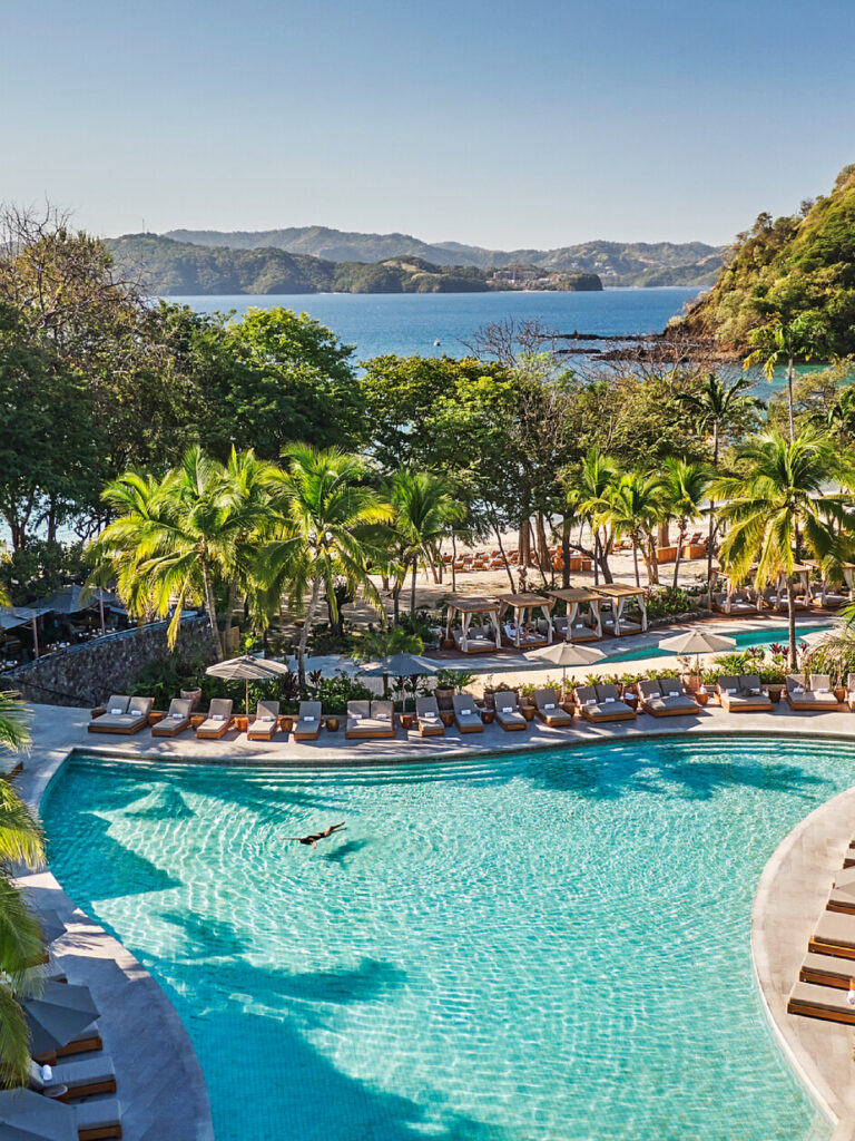 Spend your days at the pool, beach, or rainforest.