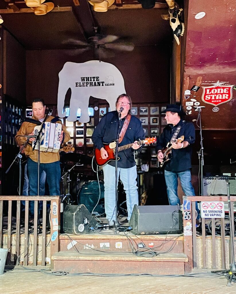 Festival Co-founder Larry Joe Taylor treated fans to a concert at The White Elephant Saloon on Friday night. (Photo by Courtney Dabney)
