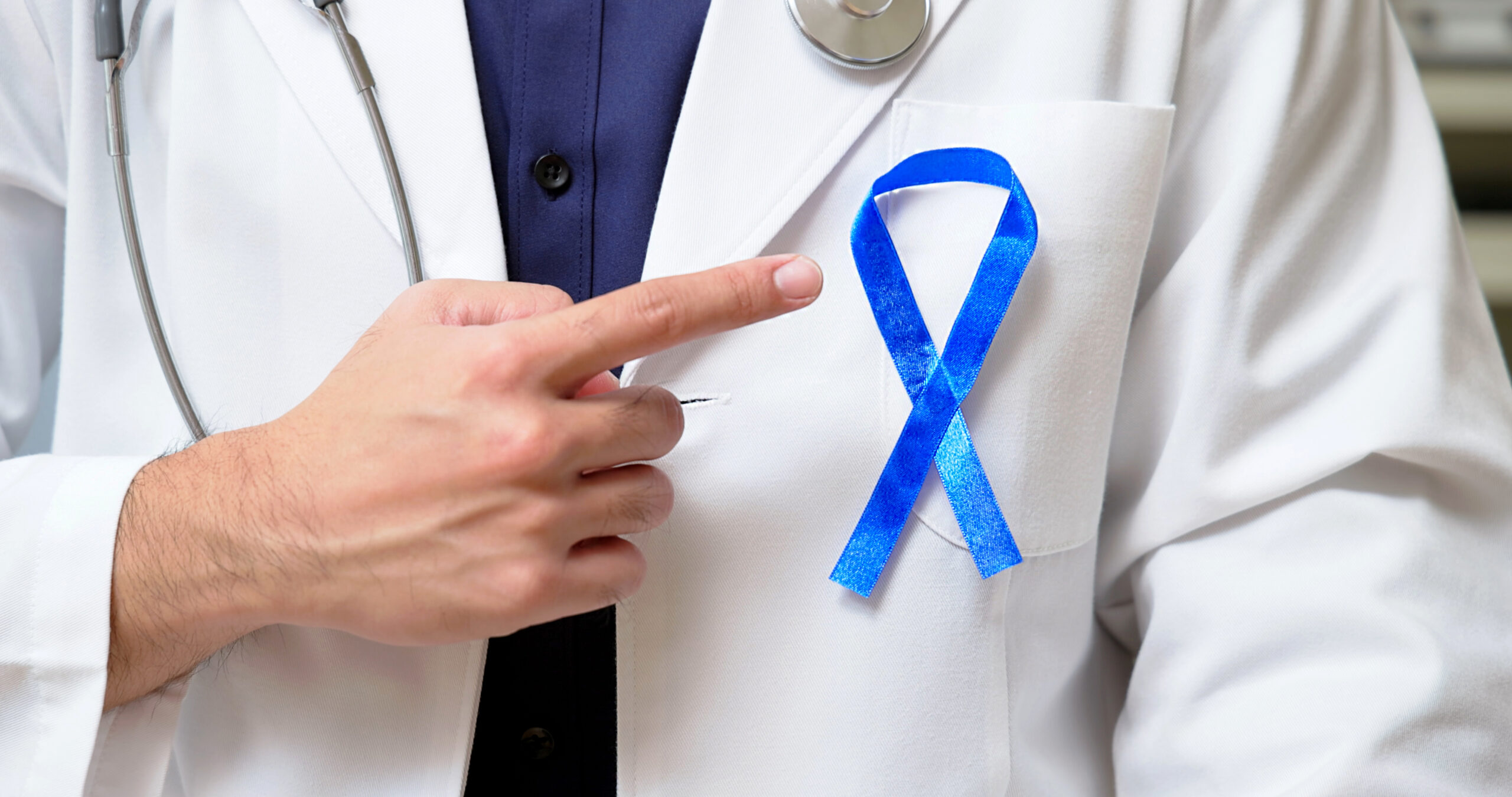 blue ribbon colorectal cancer awareness