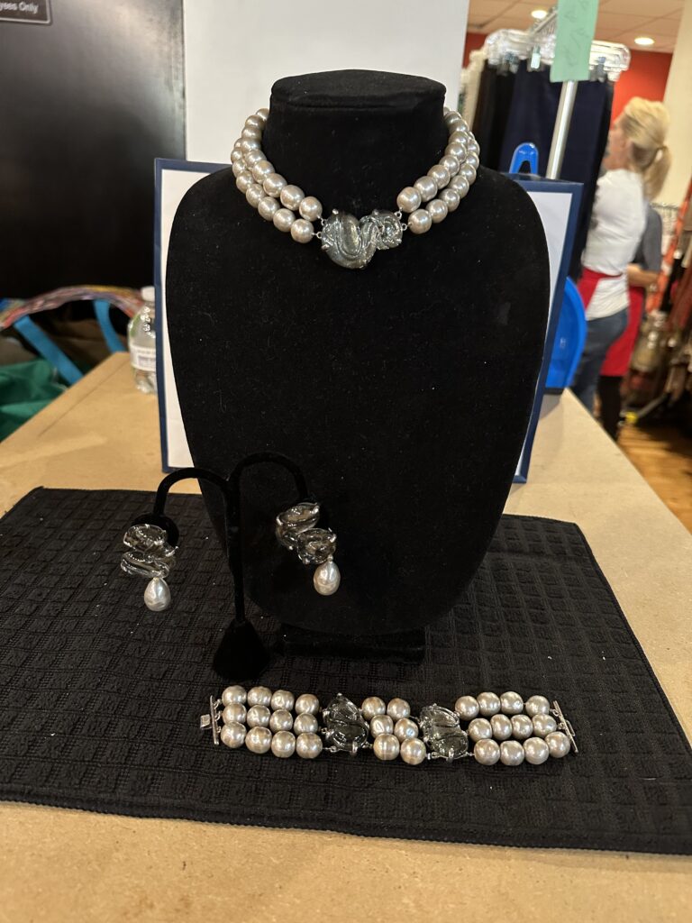 A coveted suite of Marquita Masterson jewels part of the cache to be sold during the 'Reflections on Style' benefit for the Salvation Army. (Photo by Shelby Hodge)