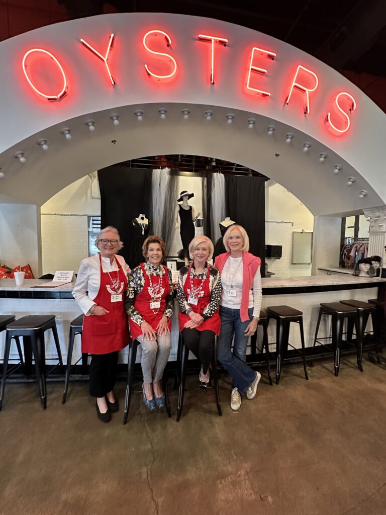 Leaders in the Salvation Army Women's Auxiliary 'Reflections on Style' fundraiser are Chic Boutique co-chair Amanda Gelb, luncheon co-chairs Lilly Andress and Ann Bookout, and Chic Boutique chair Louise Chehlaoui (Photo by Shelby Hodge)