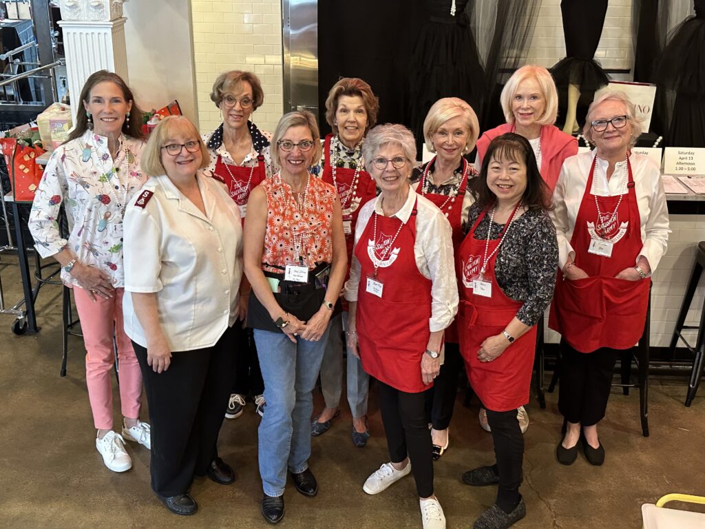 The Salvation Army Women's Auxiliary members working at the 'Reflections on Style' Chic Boutique Showroom. (Photo by Shelby Hodge)