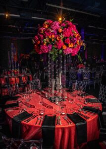 JCB – Bold decor and plenty of glitz at Jewel Charity Ball. (Photo by Rachel DeLira)