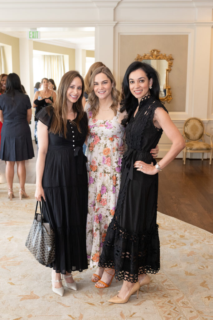 Joy Doustan, Maris Castro, Amina Malik at the Children's Museum Houston Friends & Families Luncheon  (Photo by Wilson Parish)