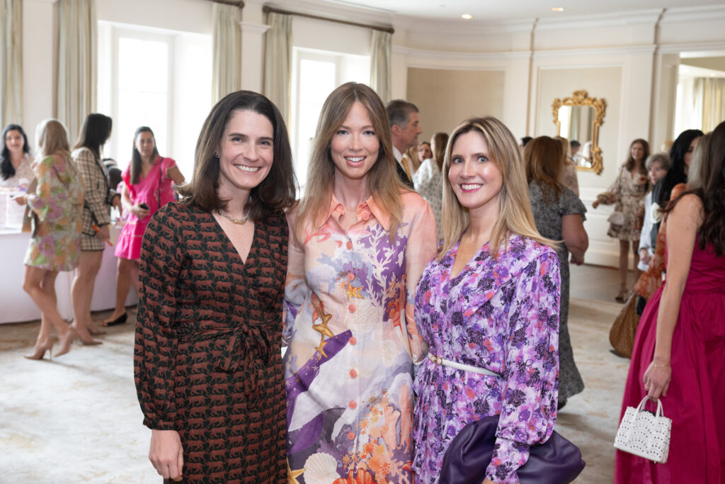 Laura Chapman, 
Allison Chavez, Cassandra Dalton at the Children's Museum Houston Friends & Families Luncheon  (Photo by Wilson Parish)