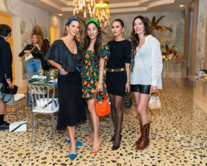 Lele Sadoughi, Sharon Lee Clark, Kira Nasrat, Kasey Lemkin (Photo by Cassidy Brown)