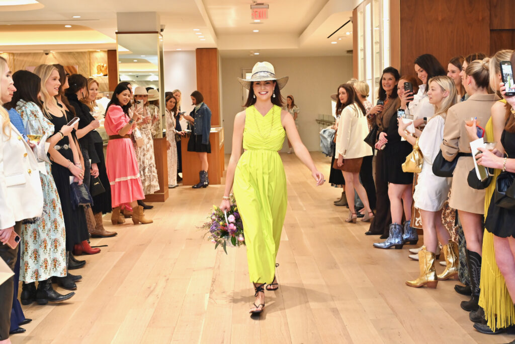  Lily Barfield modeling Hunter Bell at Zadok Jewelers Round Top Rendezvous (Photo by Alex Montoya.)