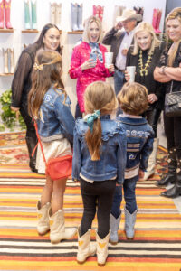 Littles enjoy the City Boots preview event wearing their own City Boots (Photo by Jordan Geibel)