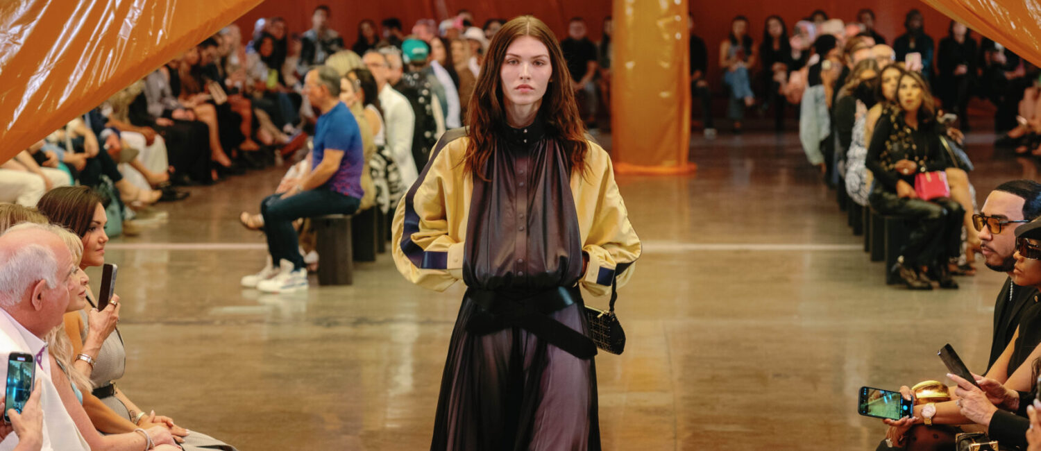 Louis Vuitton presents its 2024 Spring/Summer collection in the X Atrium at POST Houston. (Courtesy Louis Vuitton; Image Megan Kay Photography)