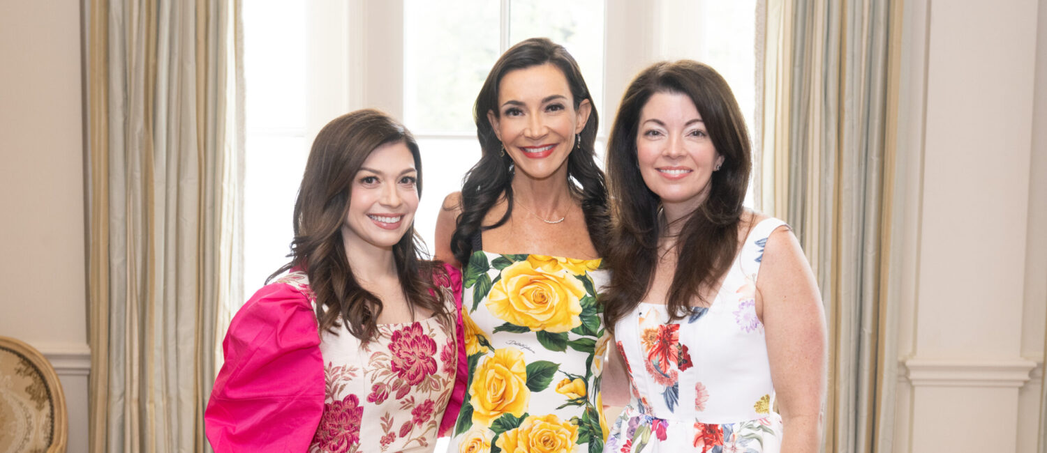 Luncheon chairs Nina Rand, Maya Pomroy, Meghan Wichuk at the Children's Museum Houston Friends & Families Luncheon (Photo by Wilson Parish)