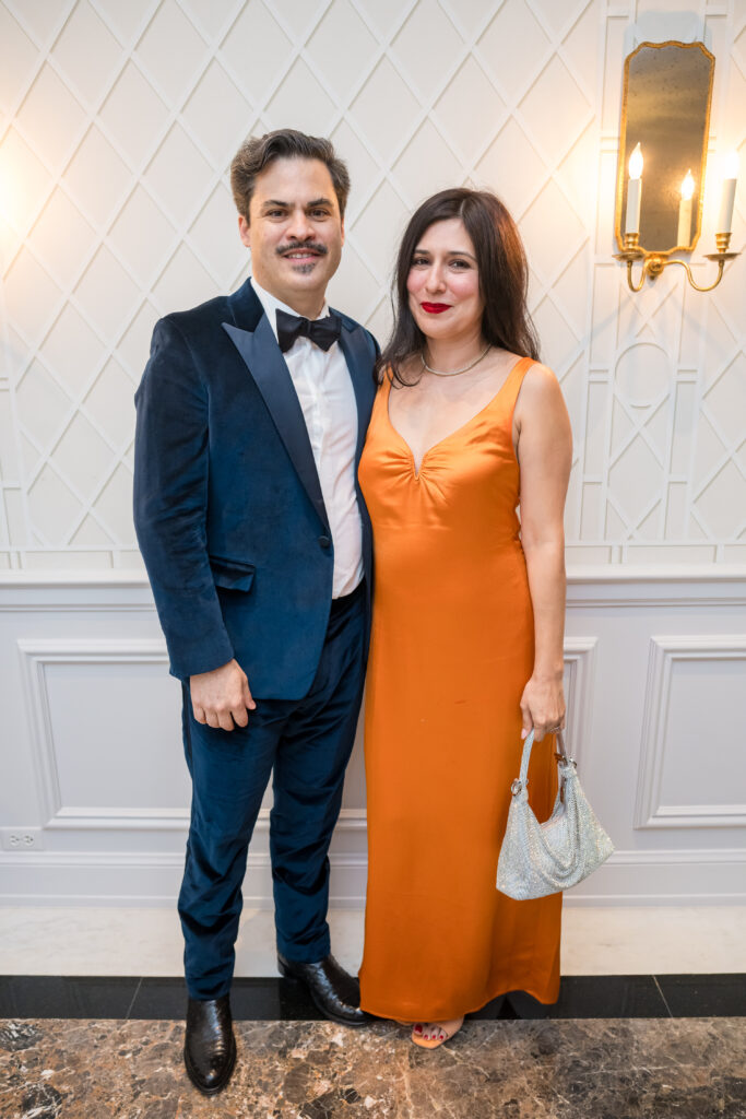 Ricardo Nuila, Valeria Schillaci at the Inprint Poets & Writers Ball (Photo by CJ Martin of RM Photography)