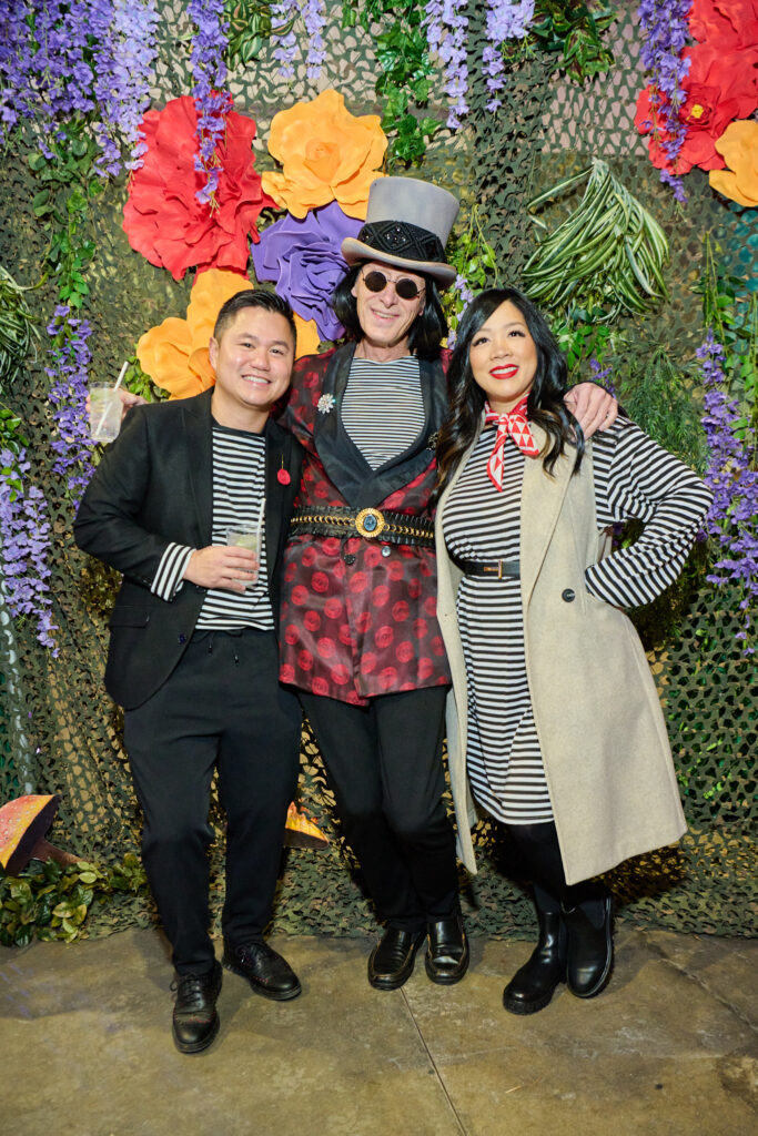 Ronnie Nguyen, co-chair Palmer Schooley, Linda Nguyen at Fresh Arts Wonder Ball (Photo by Charlie Horse Photography)