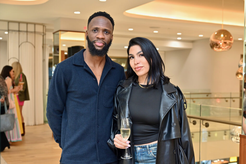 Saula Akinlolu, Karen Galeano at Zadok Jewelers Round Top Rendezvous (Photo by Alex Montoya.)