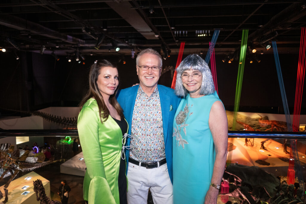 Serena Paquette, Bob Boblitt, Bobbie Nau at the Houston Museum of Natural Science 'Big Energy!' gala. (Photo by Daniel Ortiz)