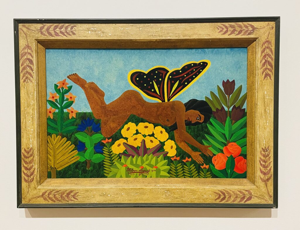 Butterfly Girl by Salnave Philippe-Auguste on display at The Modern. (Photo by Courtney Dabney)